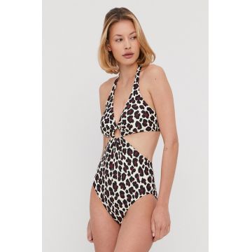 MICHAEL Michael Kors Costum de baie culoarea bordo, cupa rigidizata