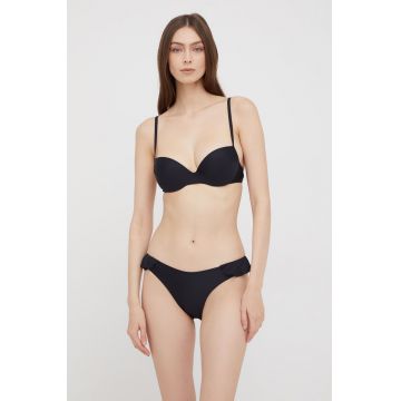 Answear Lab costum de baie din două piese culoarea negru, cupa rigidizata