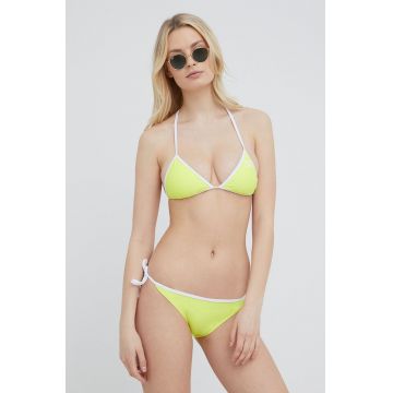 Reebok costum de baie din două piese 74000 culoarea galben, cupa usor rigidizata