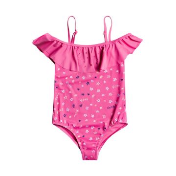 Roxy costum de baie dintr-o bucată pentru copii culoarea violet
