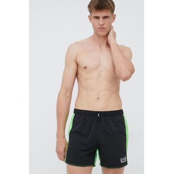 EA7 Emporio Armani pantaloni scurti de baie culoarea negru