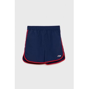 Fila pantaloni scurti de baie copii culoarea albastru marin