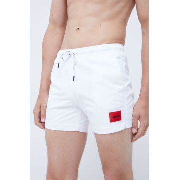 HUGO pantaloni scurți de baie culoarea alb 50469323