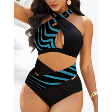 BIKINI MACAELA negru verde