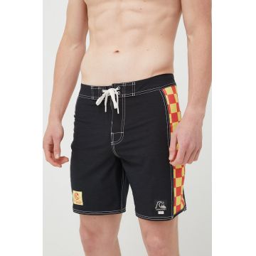 Quiksilver pantaloni scurti de baie X Stranger Things culoarea negru