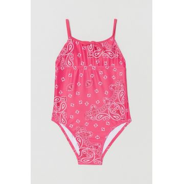 OVS costum de baie dintr-o bucată pentru copii culoarea roz