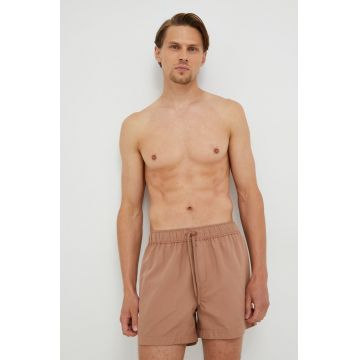 Samsoe Samsoe pantaloni scurti de baie barbati, culoarea bej, neted