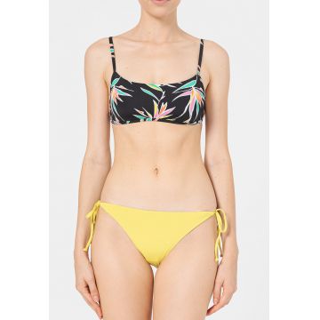 Sutien de baie bandeau cu model floral