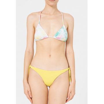 Sutien de baie triunghiular cu model tie-dye