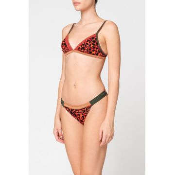 Sutien de baie cu animal print Taeko