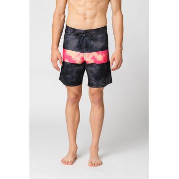 Pantaloni scurti de baie cu imprimeu tropical Highlite Arch