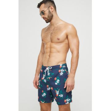 Abercrombie & Fitch pantaloni scurti de baie culoarea albastru marin