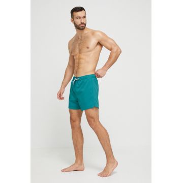 Abercrombie & Fitch pantaloni scurti de baie culoarea verde