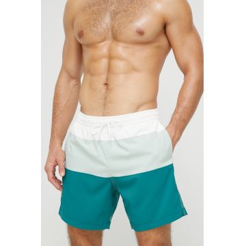 Abercrombie & Fitch pantaloni scurti de baie culoarea verde