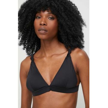 Answear Lab sutien de baie culoarea negru, cupa usor rigidizata