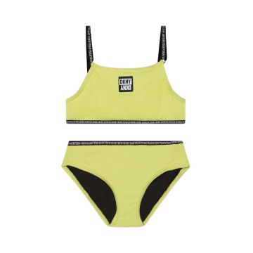 Dkny costum de baie copii culoarea galben