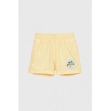 Fila pantaloni scurti de baie copii culoarea galben