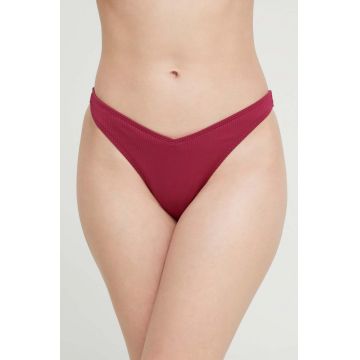 Hollister Co. bikini brazilieni culoarea bordo