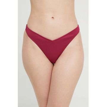 Hollister Co. bikini brazilieni culoarea bordo