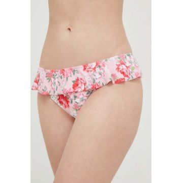 Hollister Co. chiloti de baie culoarea roz