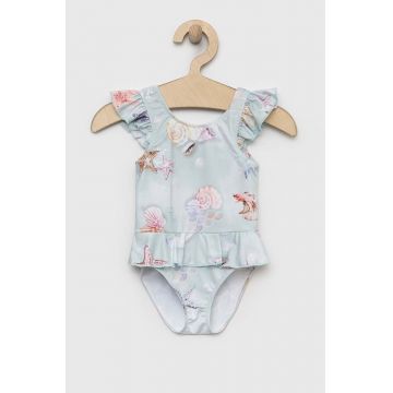Jamiks costum de baie dintr-o bucată pentru copii culoarea verde