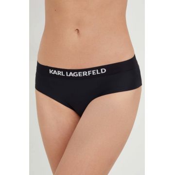 Karl Lagerfeld chiloti de baie culoarea negru