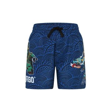 Lego pantaloni scurti de baie copii culoarea albastru marin