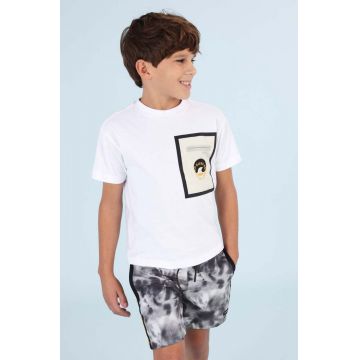 Mayoral pantaloni scurti de baie copii culoarea gri