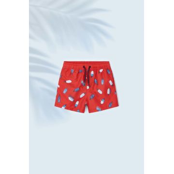 Mayoral pantaloni scurti de baie copii culoarea rosu