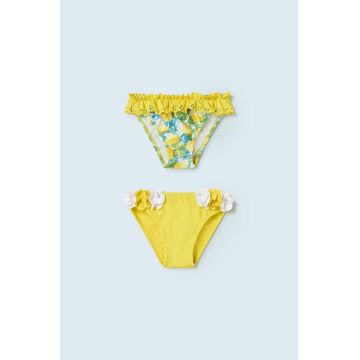 Mayoral slip de baie pentru bebeluși 2-pack culoarea galben