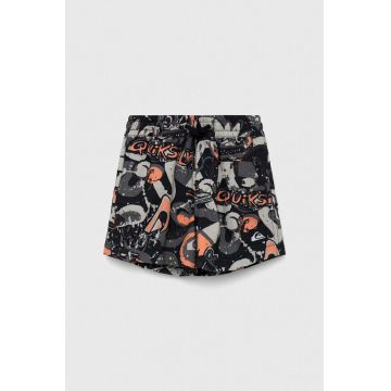 Quiksilver pantaloni scurti de baie copii culoarea gri