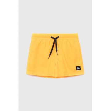 Quiksilver pantaloni scurti de baie copii culoarea portocaliu