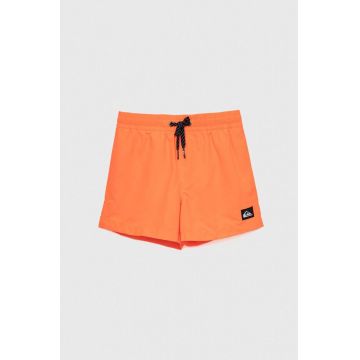 Quiksilver pantaloni scurti de baie copii culoarea portocaliu