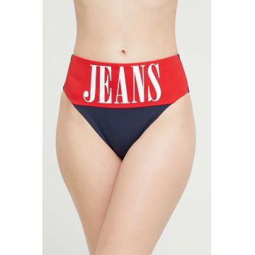 Tommy Jeans bikini brazilieni culoarea albastru marin