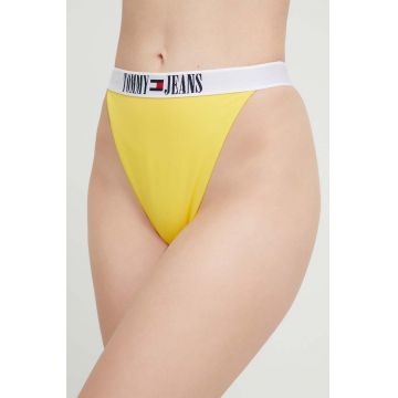 Tommy Jeans bikini brazilieni culoarea galben