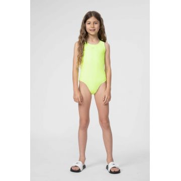 4F costum de baie dintr-o bucată pentru copii F028 culoarea verde