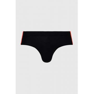 4F slip de baie culoarea negru