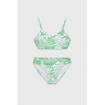 Abercrombie & Fitch costum de baie pentru copii din două piese culoarea verde