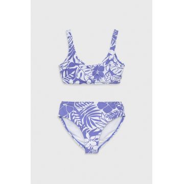 Abercrombie & Fitch costum de baie pentru copii din două piese culoarea violet