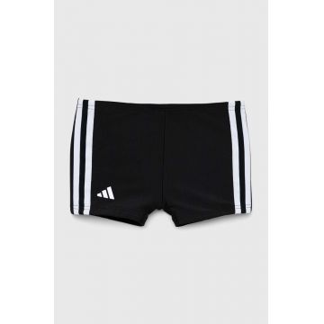 adidas Performance costum de baie copii 3S culoarea negru