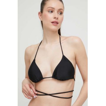 Answear Lab sutien de baie culoarea negru, cupa usor rigidizata