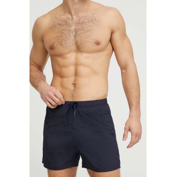 Armani Exchange pantaloni scurti de baie culoarea albastru marin