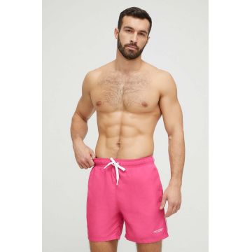 Armani Exchange pantaloni scurti de baie culoarea roz