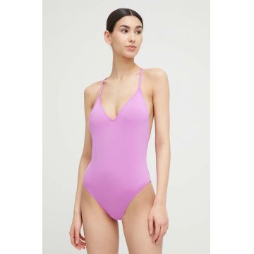 Billabong costum de baie dintr-o bucată culoarea violet, cupa moale