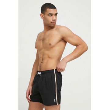 BOSS pantaloni scurti de baie culoarea negru
