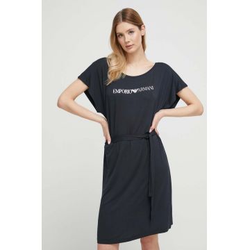 Emporio Armani Underwear rochie de plaja culoarea negru