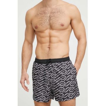 Karl Lagerfeld pantaloni scurti de baie culoarea negru