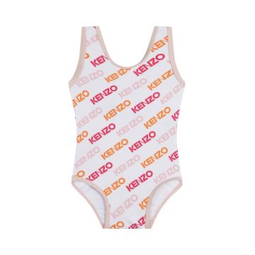 Kenzo Kids costum de baie copii culoarea alb