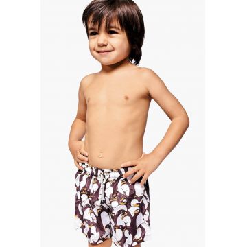 Pantaloni scurti de baie cu pinguini