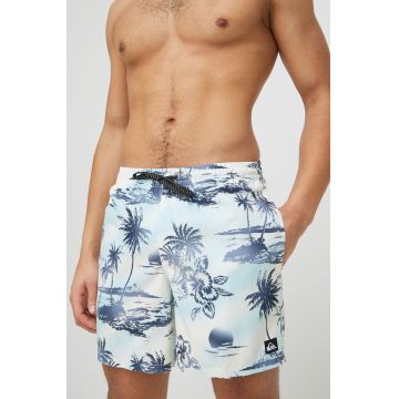 Quiksilver pantaloni scurti de baie culoarea verde